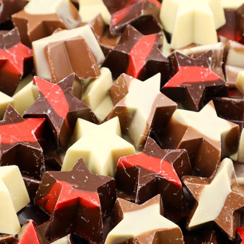 Kerststerren Gemengd