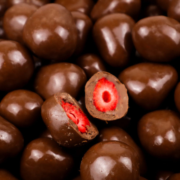 Melk Chocolade Aardbeien