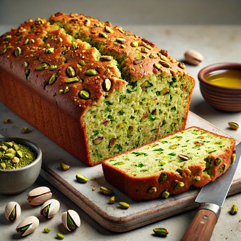 Pistache Courgettebrood